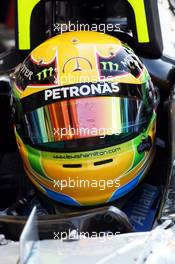 Lewis Hamilton (GBR) Mercedes AMG F1 W05. 19.02.2014. Formula One Testing, Bahrain Test One, Day One, Sakhir, Bahrain.