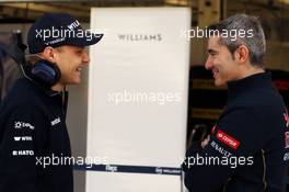 Valtteri Bottas (FIN) Williams (Left). 19.02.2014. Formula One Testing, Bahrain Test One, Day One, Sakhir, Bahrain.