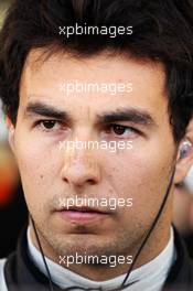 Sergio Perez (MEX) Sahara Force India F1. 21.02.2014. Formula One Testing, Bahrain Test One, Day Three, Sakhir, Bahrain.