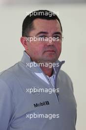 Eric Boullier (FRA) McLaren Racing Director. 19.02.2014. Formula One Testing, Bahrain Test One, Day One, Sakhir, Bahrain.