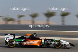 Nico Hulkenberg (GER), Sahara Force India  19.02.2014. Formula One Testing, Bahrain Test One, Day One, Sakhir, Bahrain.