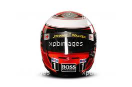 The helmet of Kevin Magnussen (DEN) McLaren. 22.02.2014. Formula One Testing, Bahrain Test One, Day Four, Sakhir, Bahrain.