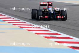 Romain Grosjean (FRA), Lotus F1 Team  19.02.2014. Formula One Testing, Bahrain Test One, Day One, Sakhir, Bahrain.