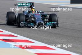 Lewis Hamilton (GBR), Mercedes AMG F1 Team  19.02.2014. Formula One Testing, Bahrain Test One, Day One, Sakhir, Bahrain.