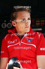 Max Chilton (GBR) Marussia F1 Team. 19.02.2014. Formula One Testing, Bahrain Test One, Day One, Sakhir, Bahrain.