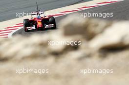 Fernando Alonso (ESP) Ferrari F14-T. 20.02.2014. Formula One Testing, Bahrain Test One, Day Two, Sakhir, Bahrain.