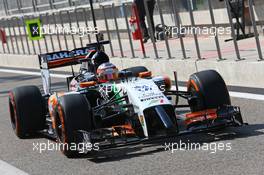 Nico Hulkenberg (GER) Sahara Force India F1 VJM07. 19.02.2014. Formula One Testing, Bahrain Test One, Day One, Sakhir, Bahrain.