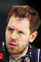 Sebastian Vettel (GER) Red Bull Racing. 19.02.2014. Formula One Testing, Bahrain Test One, Day One, Sakhir, Bahrain.