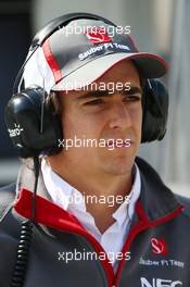 Esteban Gutierrez (MEX) Sauber. 19.02.2014. Formula One Testing, Bahrain Test One, Day One, Sakhir, Bahrain.