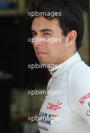 Sergio Perez (MEX), Sahara Force India  22.02.2014. Formula One Testing, Bahrain Test One, Day Four, Sakhir, Bahrain.