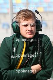 Marcus Ericsson (SWE) Caterham. 19.02.2014. Formula One Testing, Bahrain Test One, Day One, Sakhir, Bahrain.