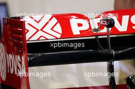 Lotus F1 E22 rear wing detail. 19.02.2014. Formula One Testing, Bahrain Test One, Day One, Sakhir, Bahrain.