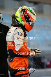 Sergio Perez (MEX) Sahara Force India F1. 21.02.2014. Formula One Testing, Bahrain Test One, Day Three, Sakhir, Bahrain.