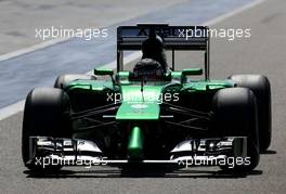 Kamui Kobayashi (JPN), Caterham F1 Team  20.02.2014. Formula One Testing, Bahrain Test One, Day Two, Sakhir, Bahrain.