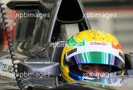 Esteban Gutierrez (MEX), Sauber F1 Team  20.02.2014. Formula One Testing, Bahrain Test One, Day Two, Sakhir, Bahrain.