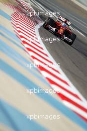 Fernando Alonso (ESP) Ferrari F14-T. 28.02.2014. Formula One Testing, Bahrain Test Two, Day Two, Sakhir, Bahrain.