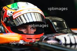 Sergio Perez (MEX) Sahara Force India F1 VJM07. 28.02.2014. Formula One Testing, Bahrain Test Two, Day Two, Sakhir, Bahrain.