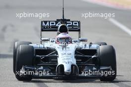 Jenson Button (GBR) McLaren MP4-29. 28.02.2014. Formula One Testing, Bahrain Test Two, Day Two, Sakhir, Bahrain.
