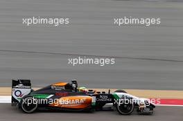 Sergio Perez (MEX), Sahara Force India  28.02.2014. Formula One Testing, Bahrain Test Two, Day Two, Sakhir, Bahrain.