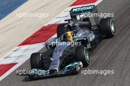 Lewis Hamilton (GBR) Mercedes AMG F1 W05. 28.02.2014. Formula One Testing, Bahrain Test Two, Day Two, Sakhir, Bahrain.