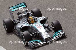 Lewis Hamilton (GBR) Mercedes AMG F1 W05. 28.02.2014. Formula One Testing, Bahrain Test Two, Day Two, Sakhir, Bahrain.