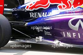 Daniel Ricciardo (AUS) Red Bull Racing RB10 sidepod detail. 28.02.2014. Formula One Testing, Bahrain Test Two, Day Two, Sakhir, Bahrain.
