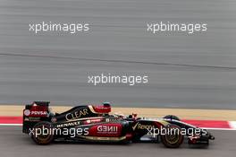 Pastor Maldonado (VEN), Lotus F1 Team  28.02.2014. Formula One Testing, Bahrain Test Two, Day Two, Sakhir, Bahrain.