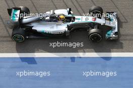 Lewis Hamilton (GBR) Mercedes AMG F1 W05. 28.02.2014. Formula One Testing, Bahrain Test Two, Day Two, Sakhir, Bahrain.