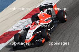 Jules Bianchi (FRA) Marussia F1 Team MR03. 28.02.2014. Formula One Testing, Bahrain Test Two, Day Two, Sakhir, Bahrain.