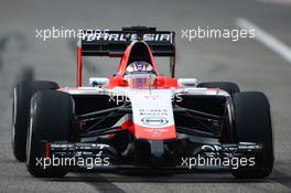 Jules Bianchi (FRA) Marussia F1 Team MR03. 28.02.2014. Formula One Testing, Bahrain Test Two, Day Two, Sakhir, Bahrain.