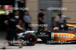 Sergio Perez (MEX), Sahara Force India  28.02.2014. Formula One Testing, Bahrain Test Two, Day Two, Sakhir, Bahrain.