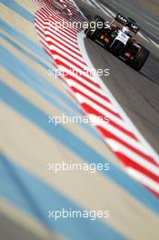 Sergio Perez (MEX) Sahara Force India F1 VJM07. 28.02.2014. Formula One Testing, Bahrain Test Two, Day Two, Sakhir, Bahrain.