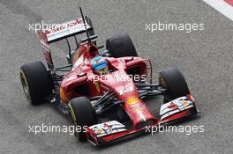 Fernando Alonso (ESP) Ferrari F14-T. 28.02.2014. Formula One Testing, Bahrain Test Two, Day Two, Sakhir, Bahrain.