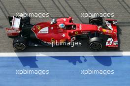 Fernando Alonso (ESP) Ferrari F14-T. 28.02.2014. Formula One Testing, Bahrain Test Two, Day Two, Sakhir, Bahrain.