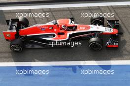 Jules Bianchi (FRA) Marussia F1 Team MR03. 28.02.2014. Formula One Testing, Bahrain Test Two, Day Two, Sakhir, Bahrain.