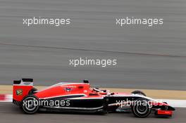 Jules Bianchi (FRA), Marussia F1 Team   28.02.2014. Formula One Testing, Bahrain Test Two, Day Two, Sakhir, Bahrain.