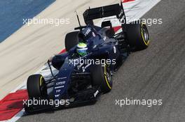 Felipe Massa (BRA) Williams FW36. 28.02.2014. Formula One Testing, Bahrain Test Two, Day Two, Sakhir, Bahrain.