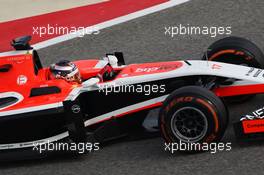 Jules Bianchi (FRA) Marussia F1 Team MR03. 28.02.2014. Formula One Testing, Bahrain Test Two, Day Two, Sakhir, Bahrain.