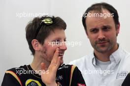 Romain Grosjean (FRA), Lotus F1 Team  28.02.2014. Formula One Testing, Bahrain Test Two, Day Two, Sakhir, Bahrain.