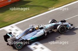 Lewis Hamilton (GBR) Mercedes AMG F1 W05. 28.02.2014. Formula One Testing, Bahrain Test Two, Day Two, Sakhir, Bahrain.