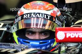 Pastor Maldonado (VEN), Lotus F1 Team  28.02.2014. Formula One Testing, Bahrain Test Two, Day Two, Sakhir, Bahrain.