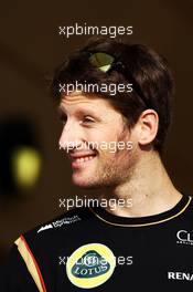 Romain Grosjean (FRA) Lotus F1 Team. 28.02.2014. Formula One Testing, Bahrain Test Two, Day Two, Sakhir, Bahrain.