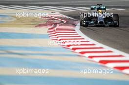 Lewis Hamilton (GBR) Mercedes AMG F1 W05. 28.02.2014. Formula One Testing, Bahrain Test Two, Day Two, Sakhir, Bahrain.