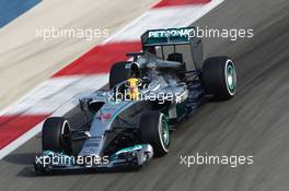 Lewis Hamilton (GBR) Mercedes AMG F1 W05. 28.02.2014. Formula One Testing, Bahrain Test Two, Day Two, Sakhir, Bahrain.