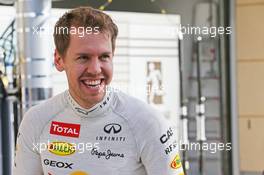 Sebastian Vettel (GER) Red Bull Racing. 01.03.2014. Formula One Testing, Bahrain Test Two, Day Three, Sakhir, Bahrain.
