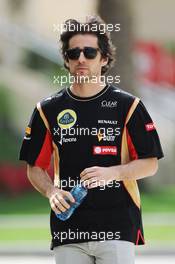 Nicolas Prost (FRA) Lotus F1 Test Driver. 01.03.2014. Formula One Testing, Bahrain Test Two, Day Three, Sakhir, Bahrain.