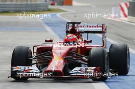 Kimi Raikkonen (FIN) Ferrari F14-T. 01.03.2014. Formula One Testing, Bahrain Test Two, Day Three, Sakhir, Bahrain.