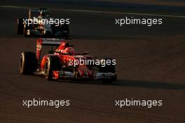 Kimi Raikkonen (FIN), Scuderia Ferrari and Nico Rosberg (GER), Mercedes AMG F1 Team  01.03.2014. Formula One Testing, Bahrain Test Two, Day Three, Sakhir, Bahrain.