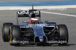Kevin Magnussen (DEN) McLaren MP4-29. 01.03.2014. Formula One Testing, Bahrain Test Two, Day Three, Sakhir, Bahrain.