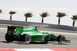 Marcus Ericsson (SWE) Caterham CT05. 01.03.2014. Formula One Testing, Bahrain Test Two, Day Three, Sakhir, Bahrain.